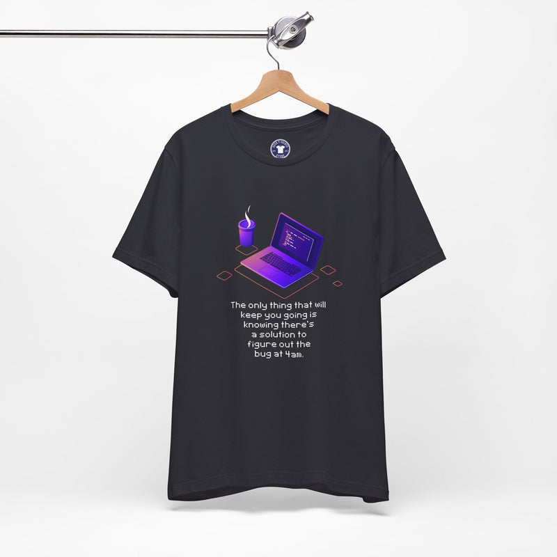 Figure Out The Bug At 4am - Premium Unisex Crewneck T-Shirt