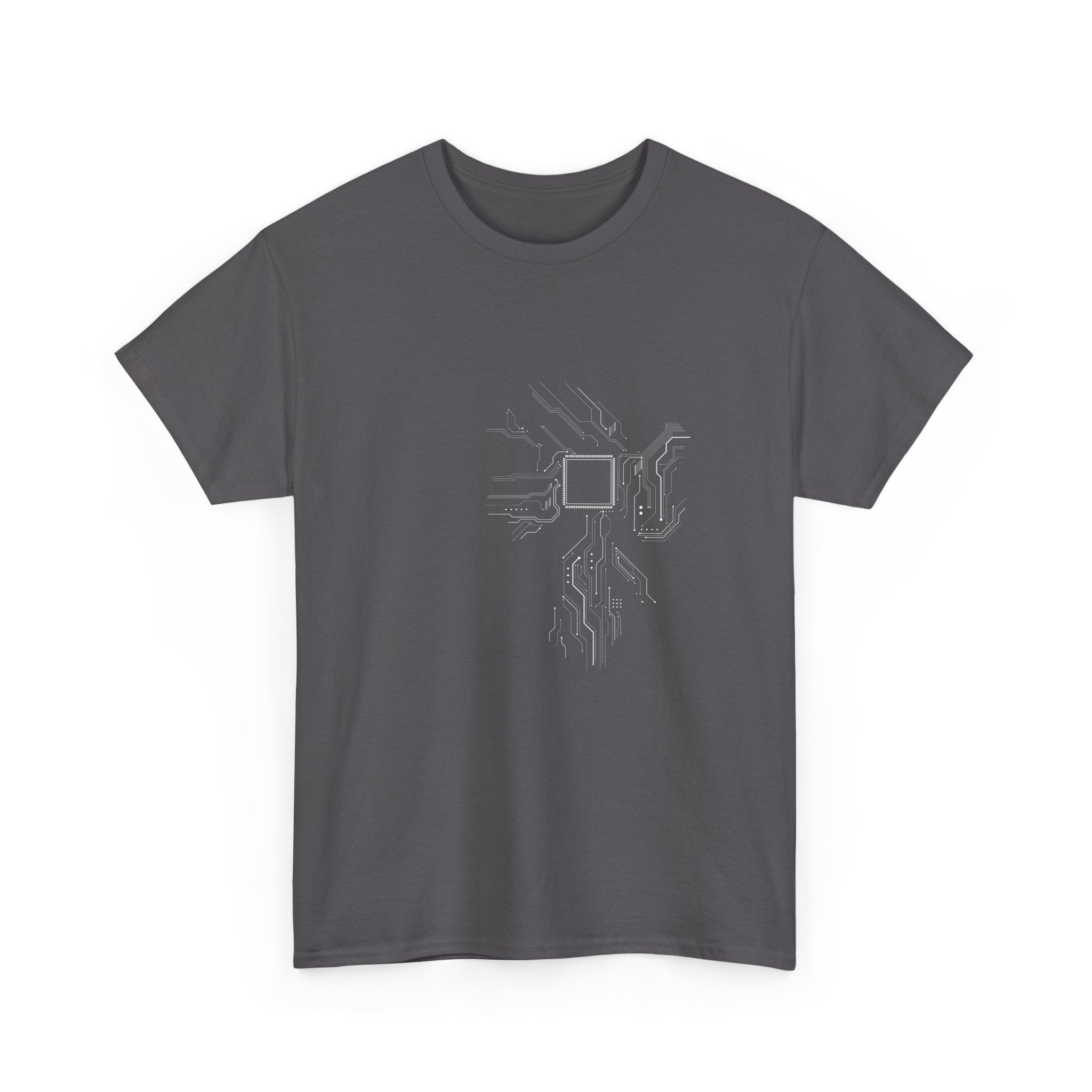 Cpu Heart Chipset Board - Geek Coding T-Shirt -  Unisex Crewneck T-Shirt