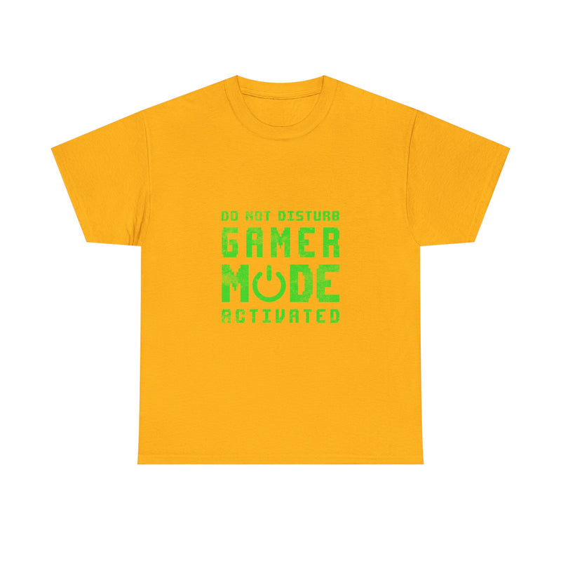 Gamer Mode Activated T-Shirt, Do Not Disturb Tee, Geek T-Shirt, Nerd Shirt, Video Game Lover Gift, Retro Style, Power Symbol Design
