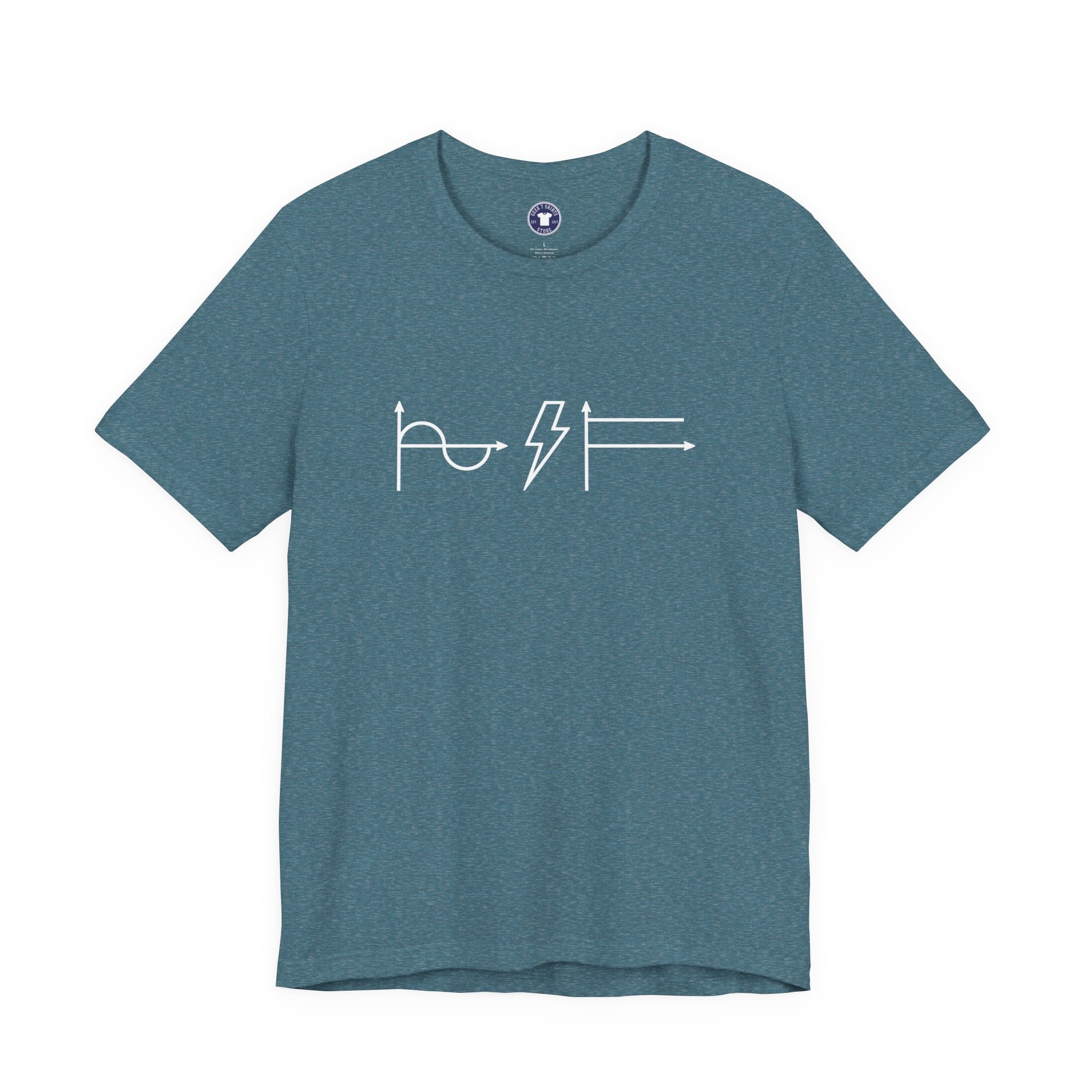 A-C D-C Electrical Engineer Joke - Premium Unisex Crewneck T-Shirt