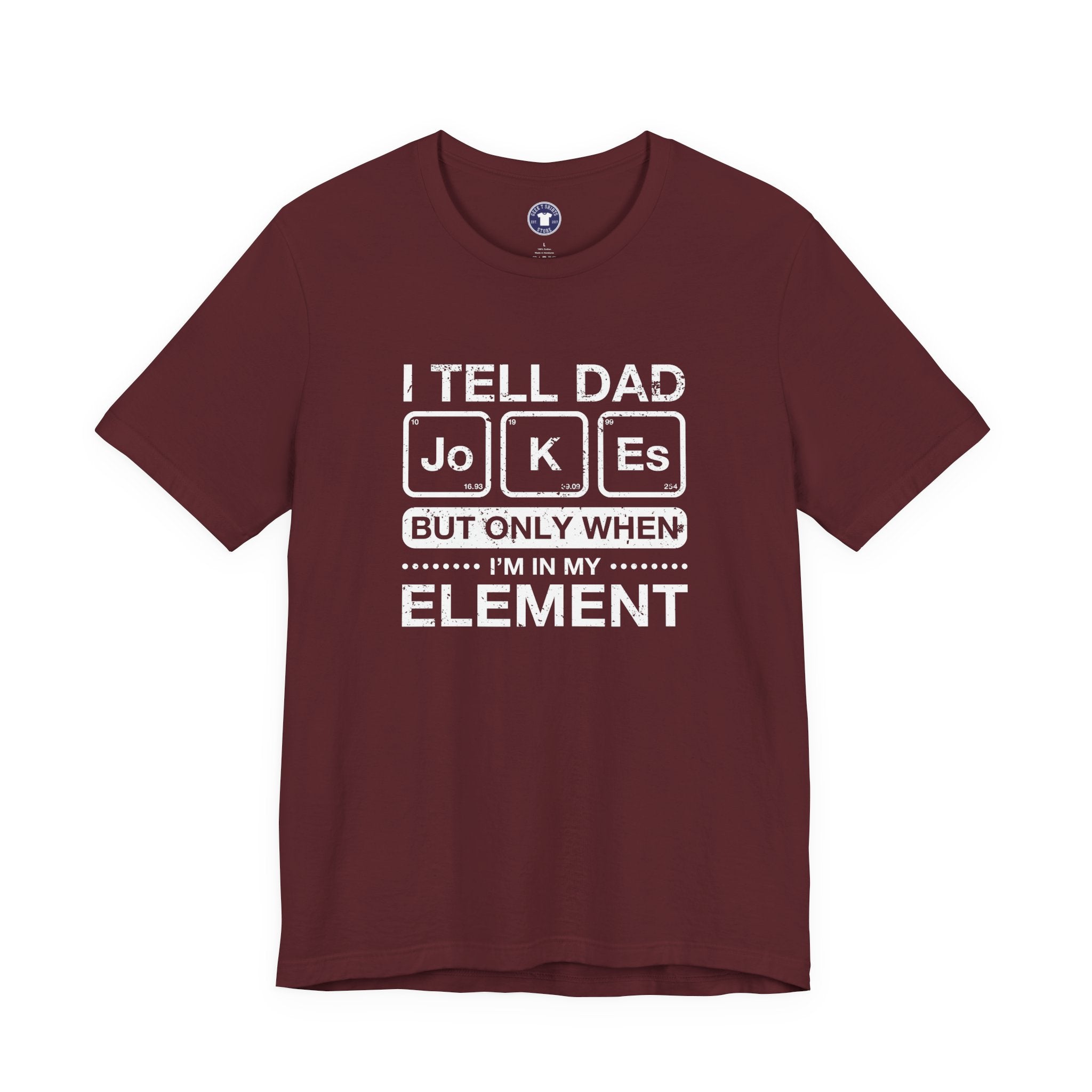 I Tell Dad Jokes - But Only When I'm In My Element - Premium Unisex Crewneck T-Shirt