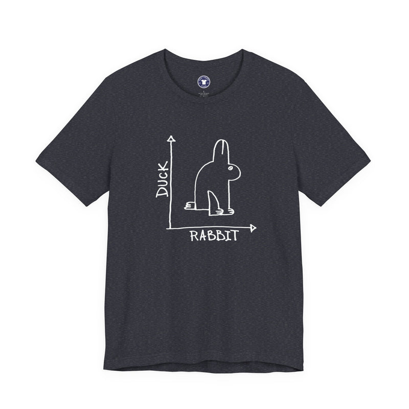 Rabbit-Duck Paradox - Premium Unisex Crewneck T-Shirt
