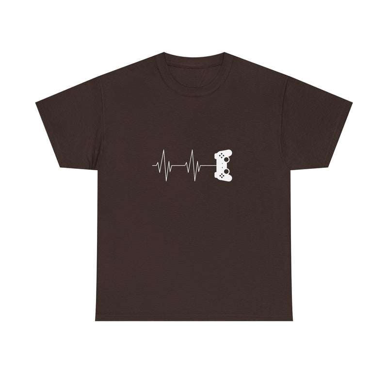 Heartbeat Video Game Controller T-Shirt, Gamer Shirt, Geek T-Shirt, Nerd Shirt, Video Game Lover Gift, Gaming Pulse Tee, Fun Gamer Apparel