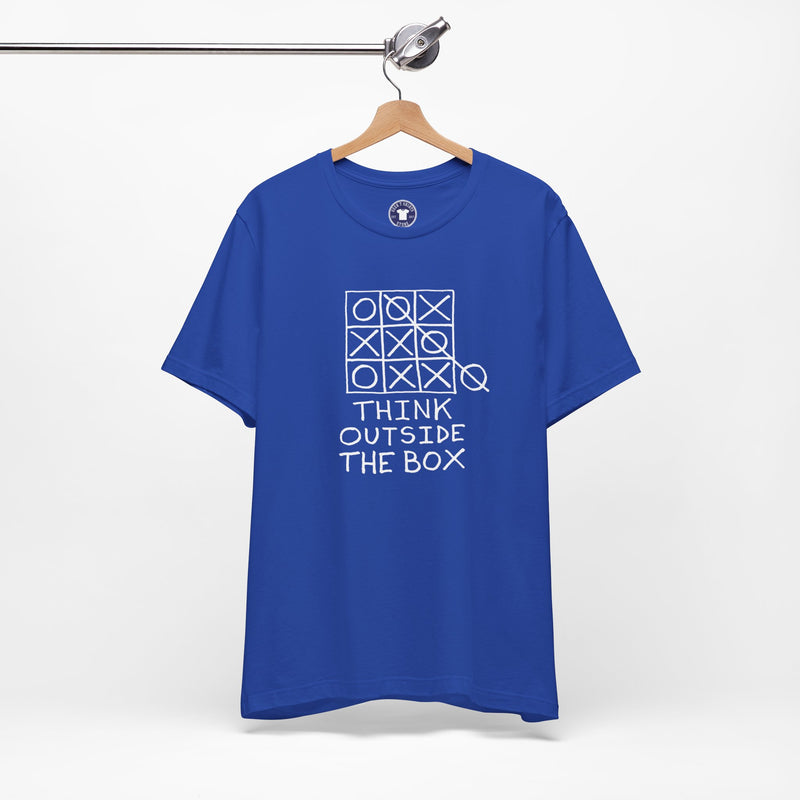 Think Outside The Box - Premium Unisex Crewneck T-Shirt