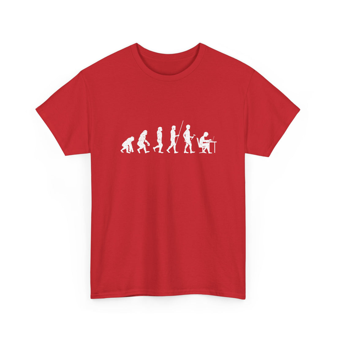The Evolution To Coders - Regular Unisex Crewneck T-Shirt