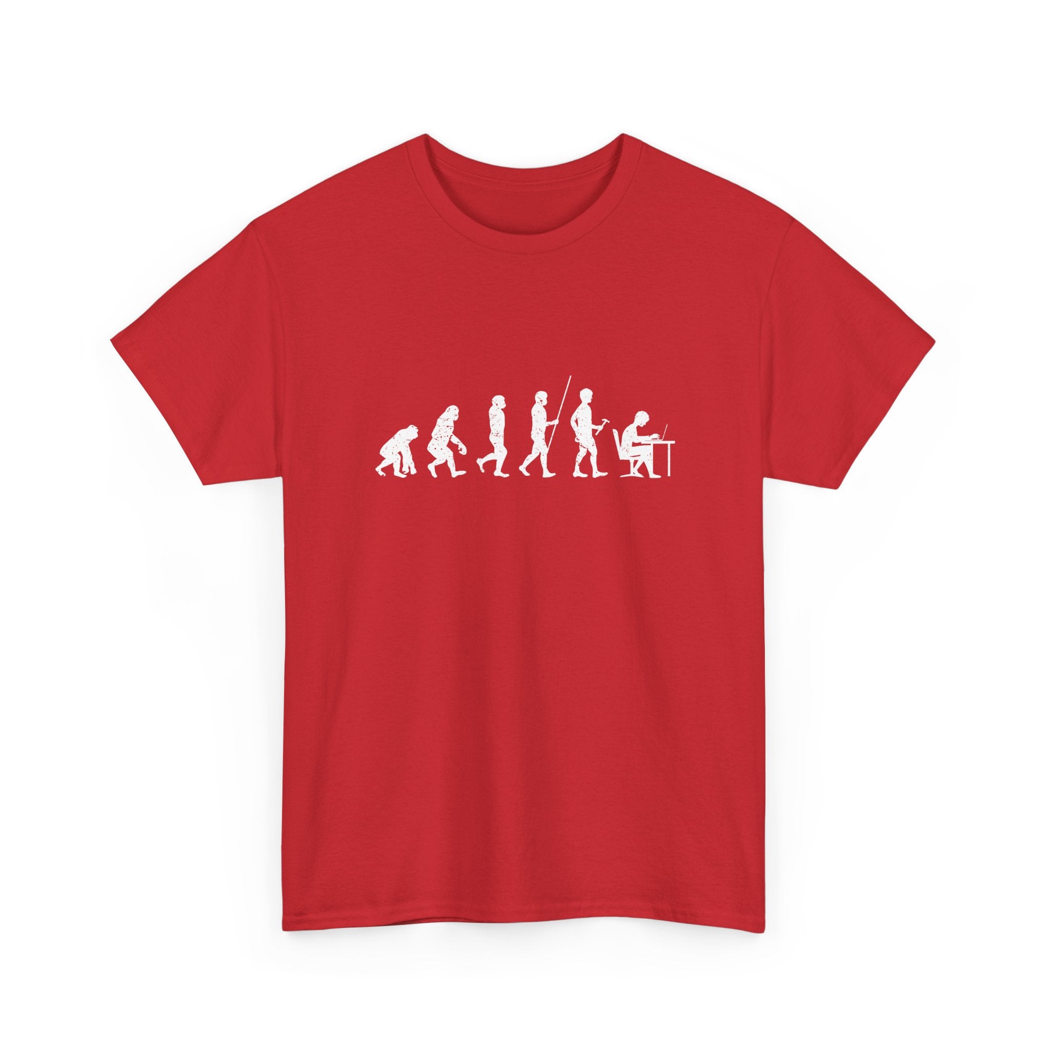 The Evolution To Coders - Regular Unisex Crewneck T-Shirt