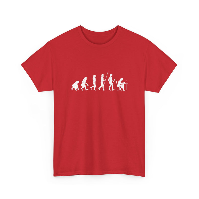 The Evolution To Coders - Regular Unisex Crewneck T-Shirt