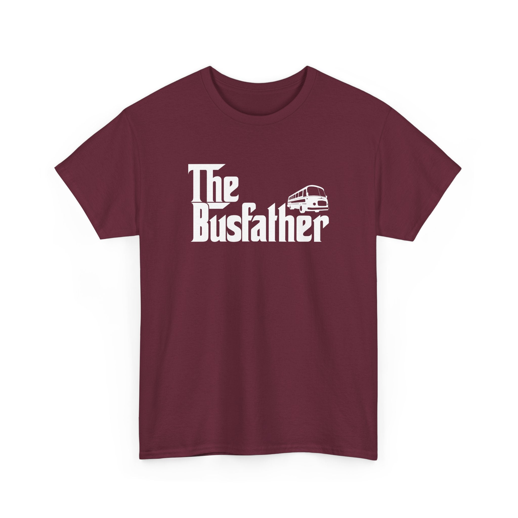 Funny Bus Driver Shirt The Busfather Bus Driver Dad Gift - Unisex Regular Crewneck T-Shirt