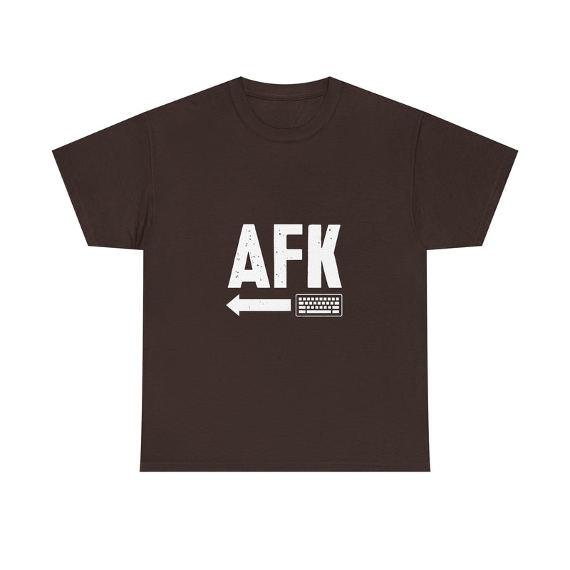 AFK Keyboard T-Shirt, Gamer Tee, Keyboard Lover Gift, Geek T-Shirt, Nerd Shirt, Video Game Apparel, Computer Humor Top, Casual Wear