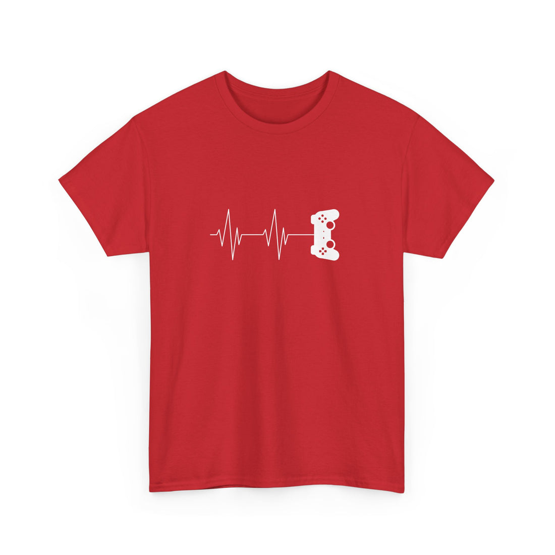 Heartbeat Video Game Controller T-Shirt, Gamer Shirt, Geek T-Shirt, Nerd Shirt, Video Game Lover Gift, Gaming Pulse Tee, Fun Gamer Apparel