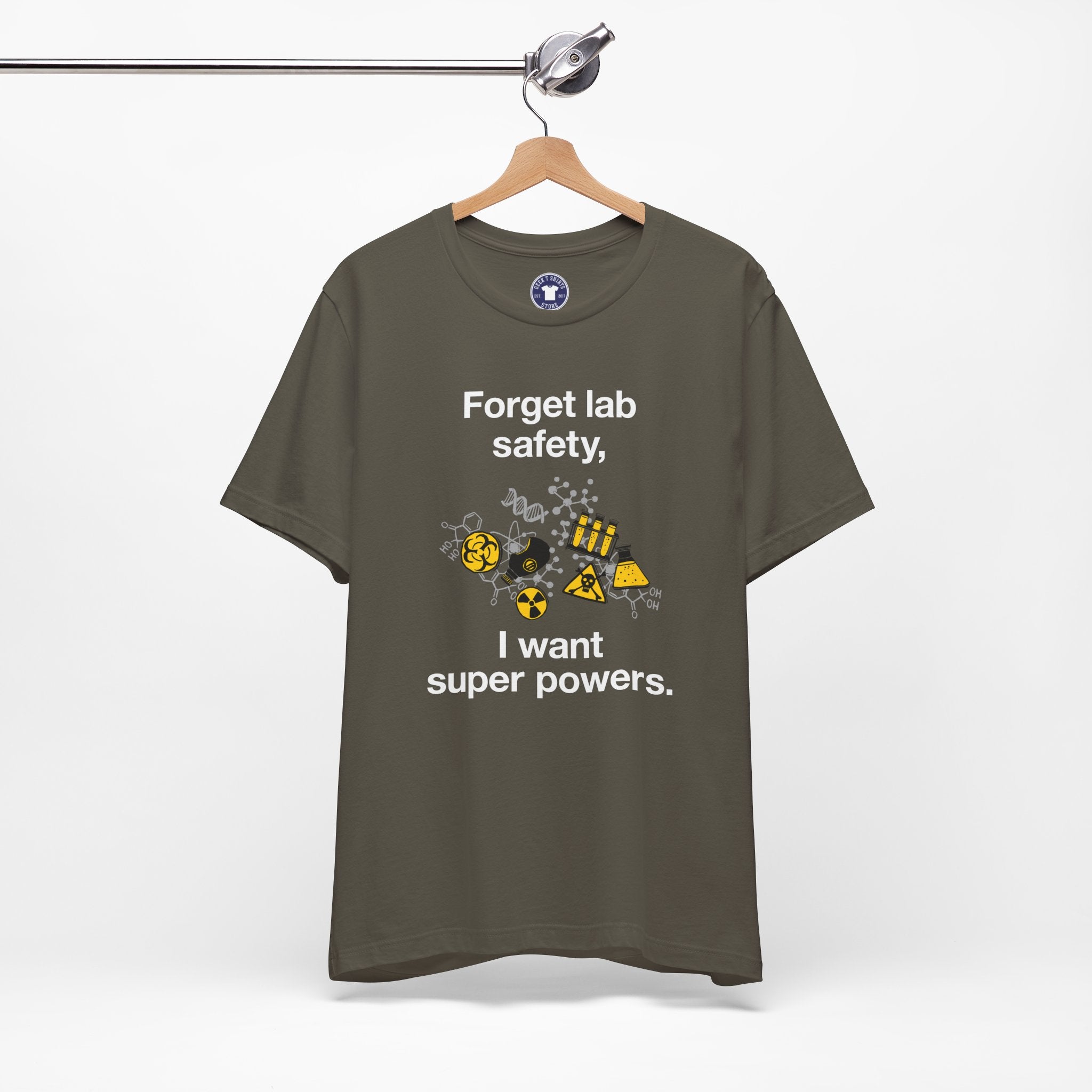 Forget Lab Safety - Premium Unisex Crewneck T-Shirt