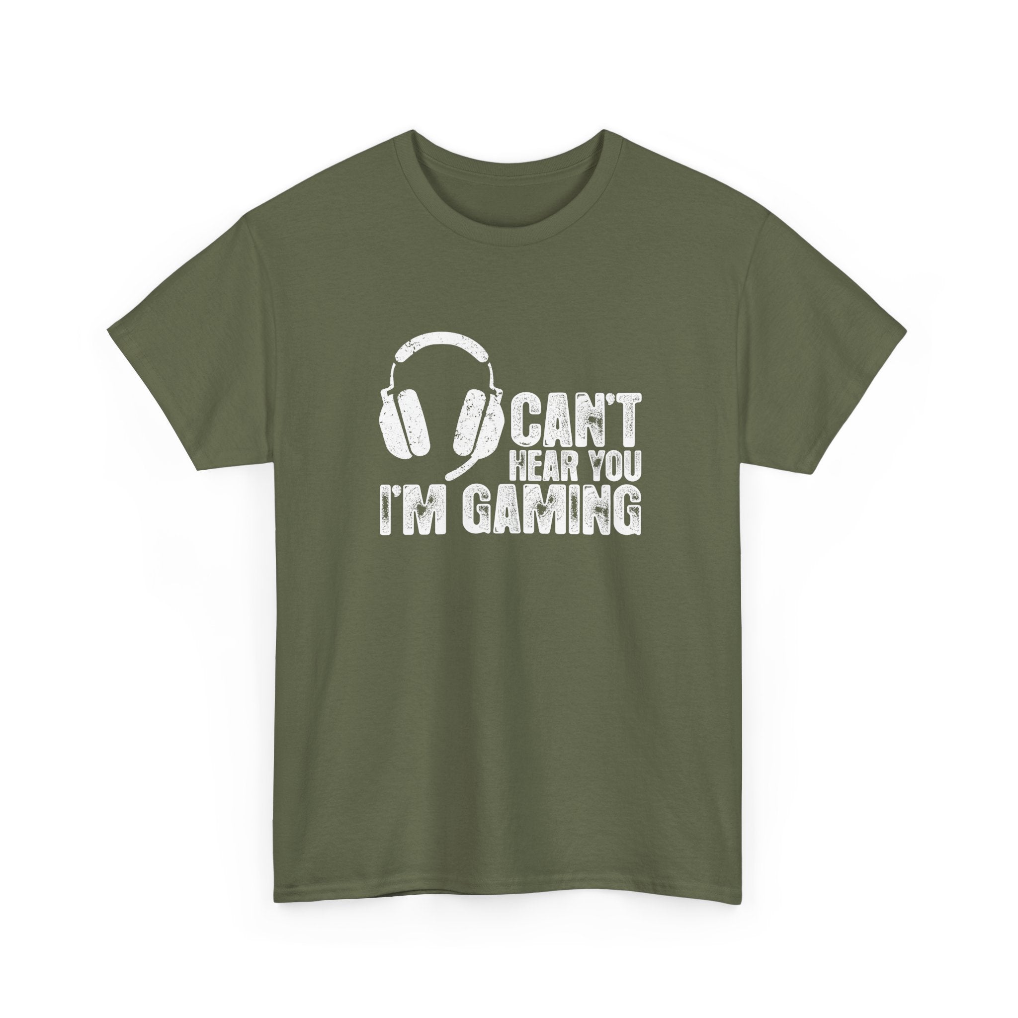 Can't Hear You I'm Gaming - Regular Unisex Crewneck T-Shirt