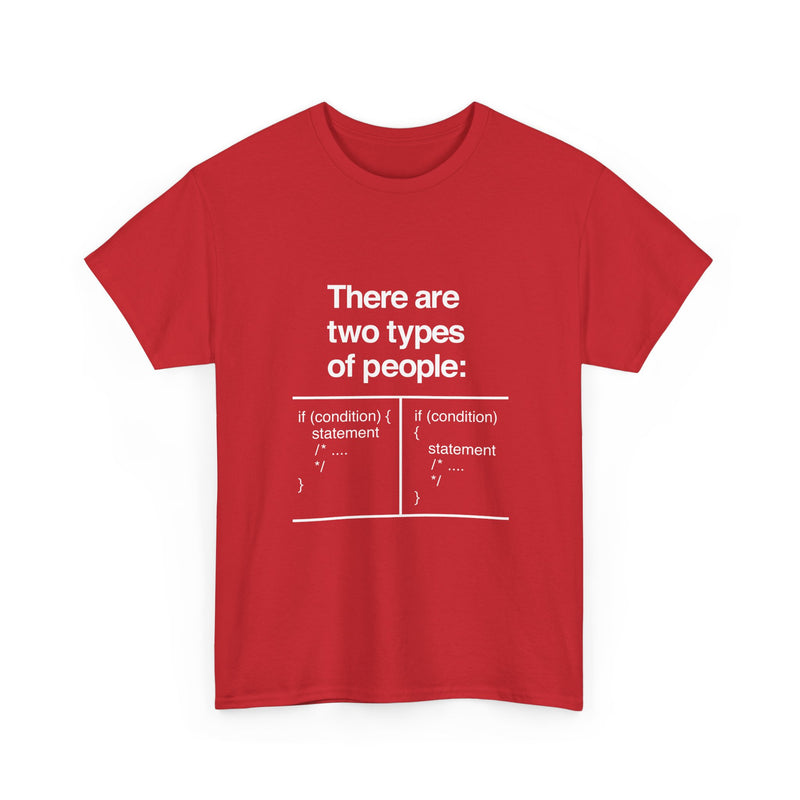 There Are Two Types of People T-Shirt, Funny Coding Tee, Programmer Gift, Geek T-Shirt, Nerd Shirt, Software Developer Humor Tee, Coder Gift