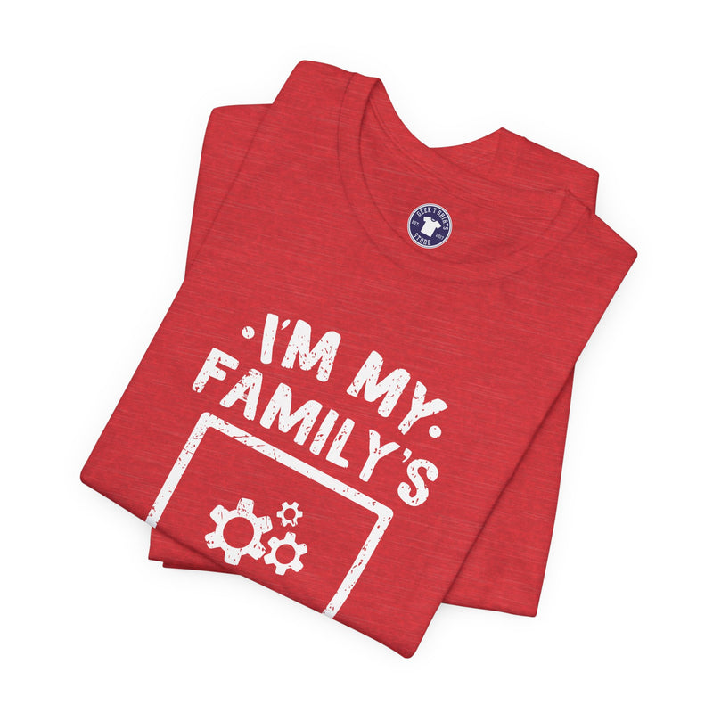 I'm My Family's Unpaid Tech Support - Premium Unisex Crewneck T-Shirt