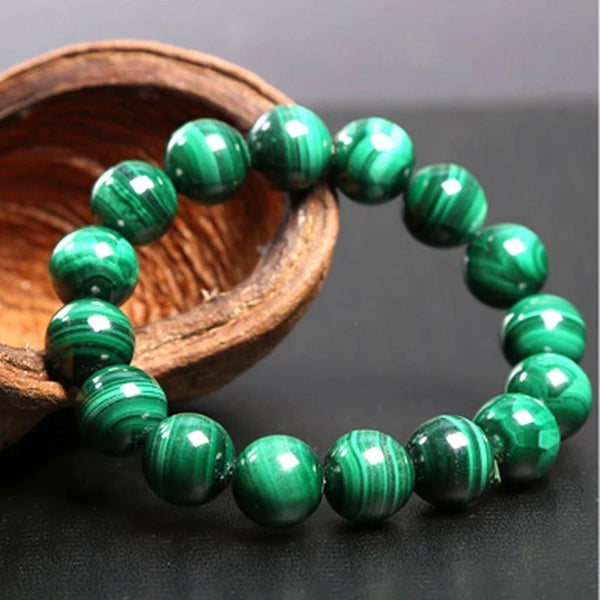 Natural Malachite Gemstone Bracelet