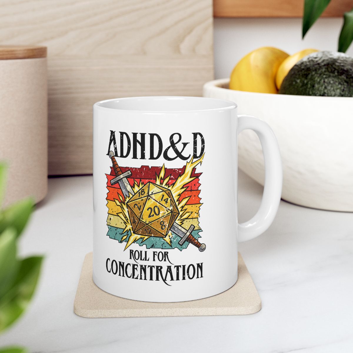 ADHD&D Roll For Concentration Mug context-4