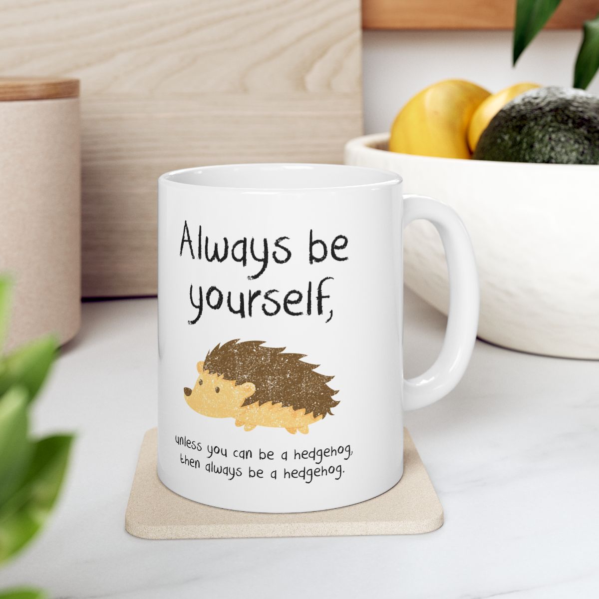 Always Be A Hedgehog Mug context-4