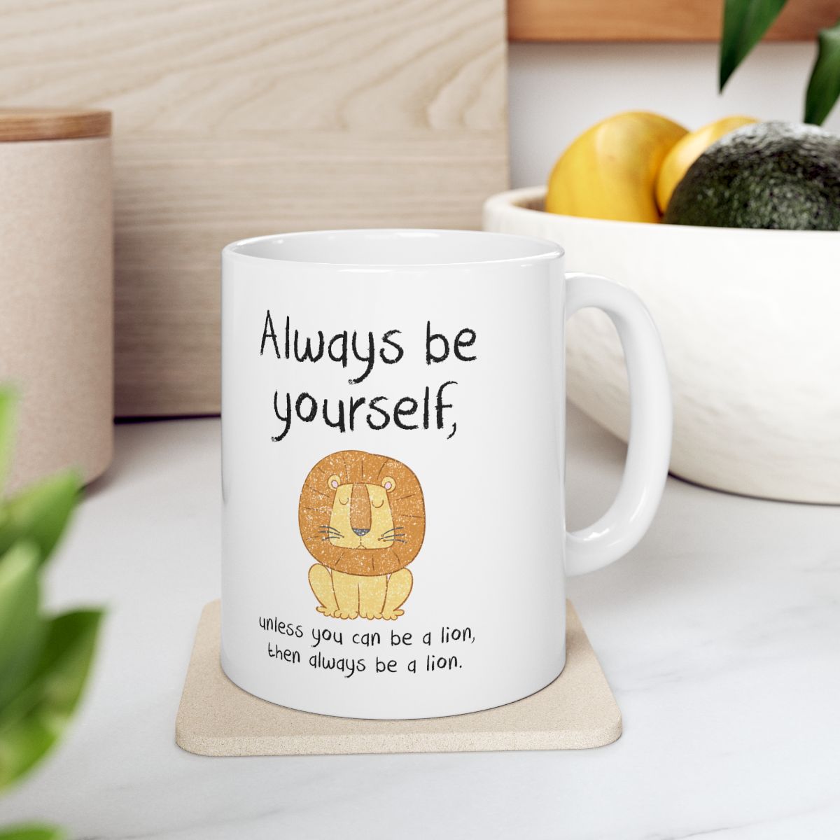 Always Be A Lion Mug context-4