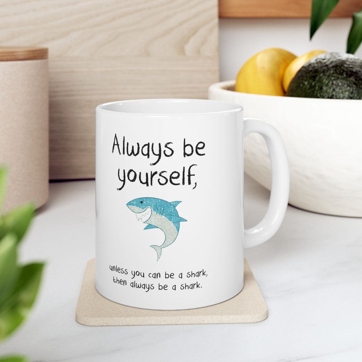 Always Be A Shark Mug context-4