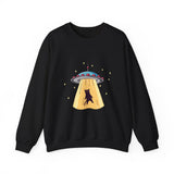 Cat UFO Abduction Sweatshirt