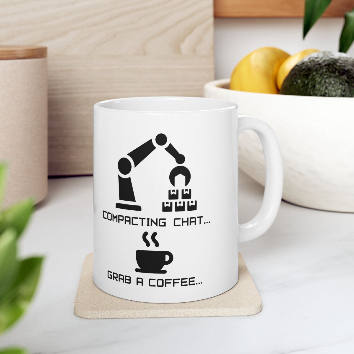 Compacting Chat Grab A Coffee Mug context-4