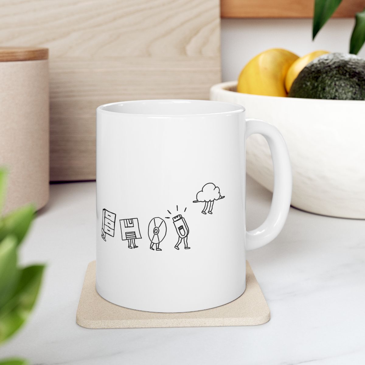 Computer Storage Evolution Mug context-4