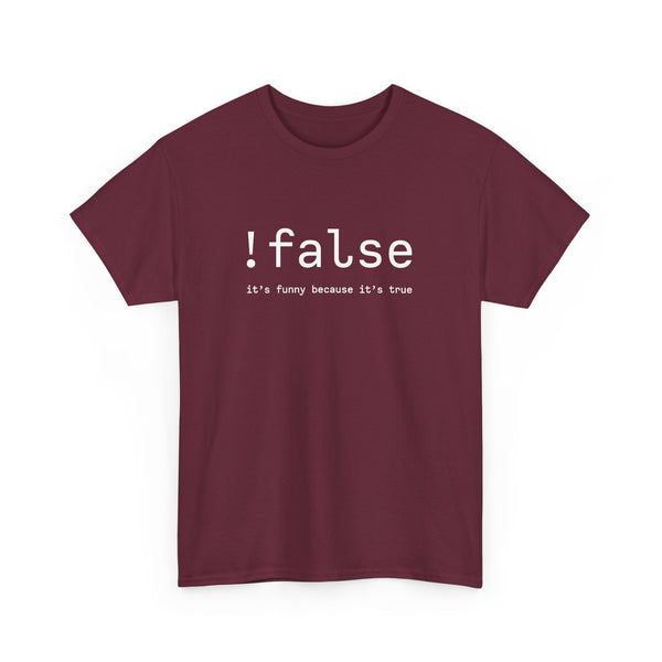 !false