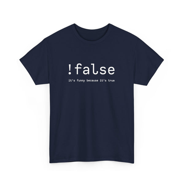 !false