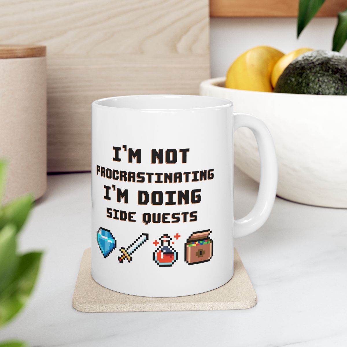 I'm Doing Side Quests Mug context-4