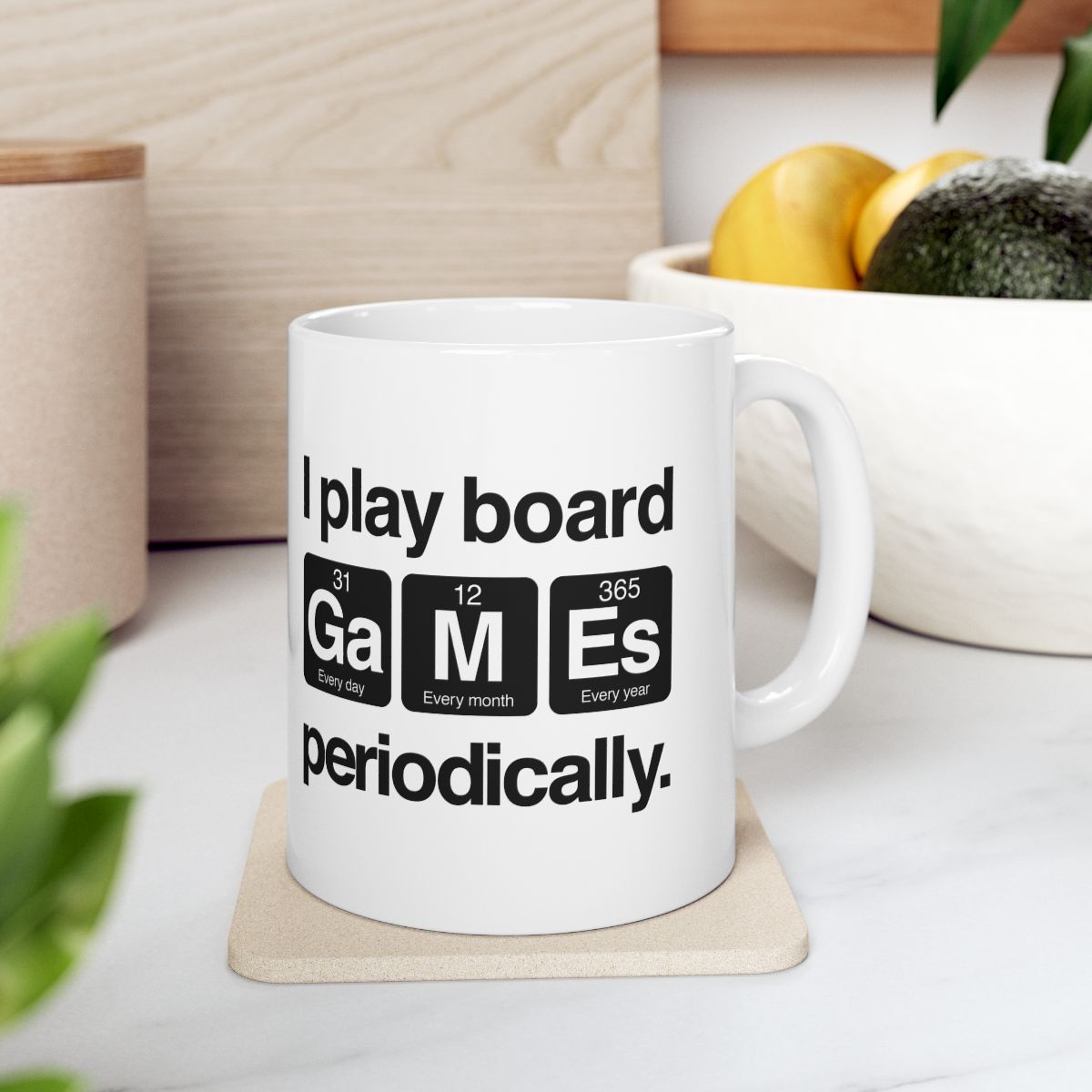 I Play Board Games Periodically Mug context-4