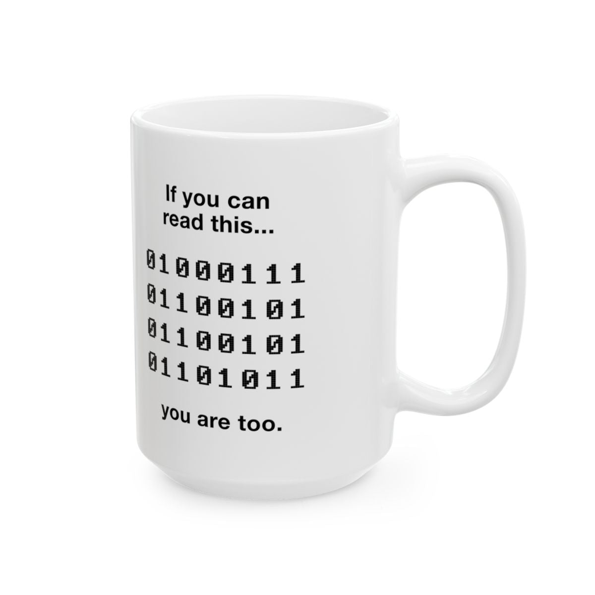 If You Can Read This Mug right #Size_15oz