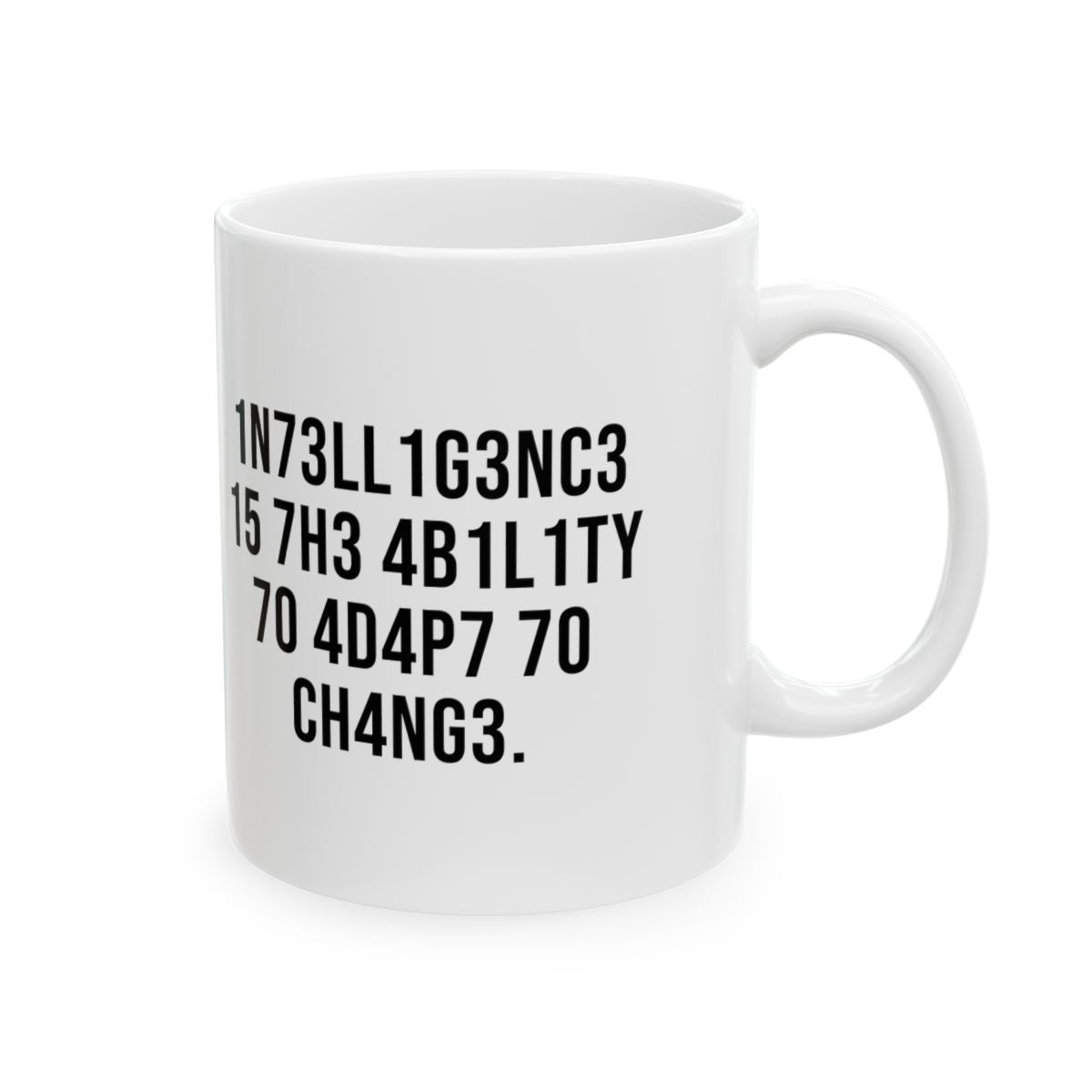 Intelligence Adapts Mug right #Size_11oz