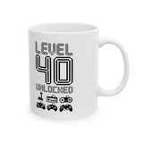 Level 40 Unlocked Neon Edition Mug
