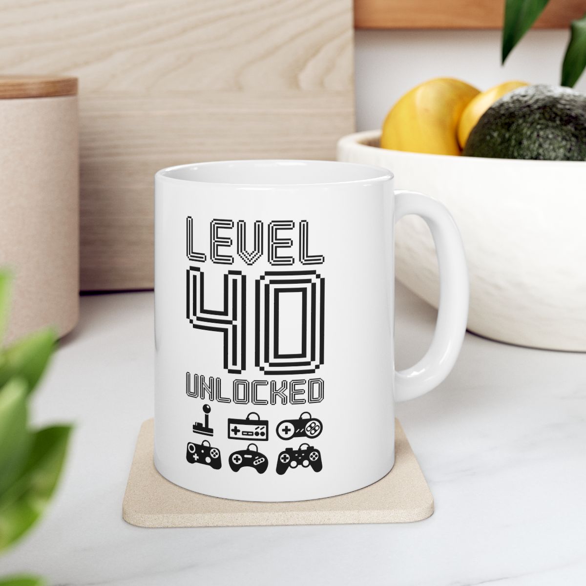 Level 40 Unlocked Neon Edition Mug context-4