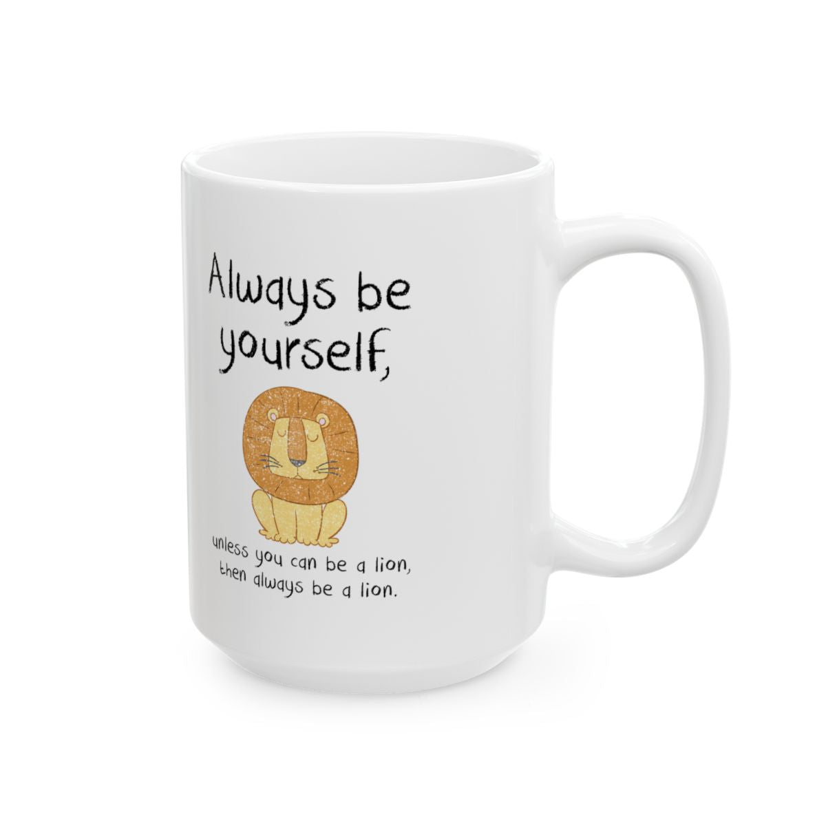 Always Be A Lion Mug right #Size_15oz