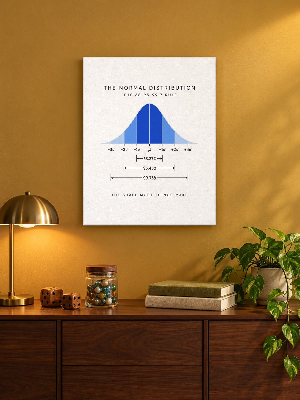 The Normal Distribution Canvas in a classroom