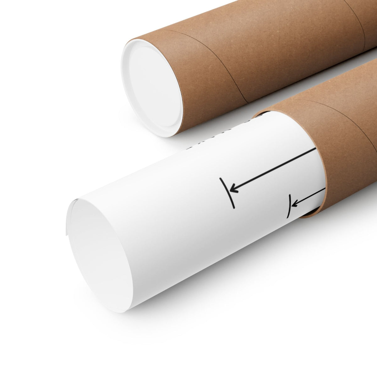 The Normal Distribution Poster shipping tube