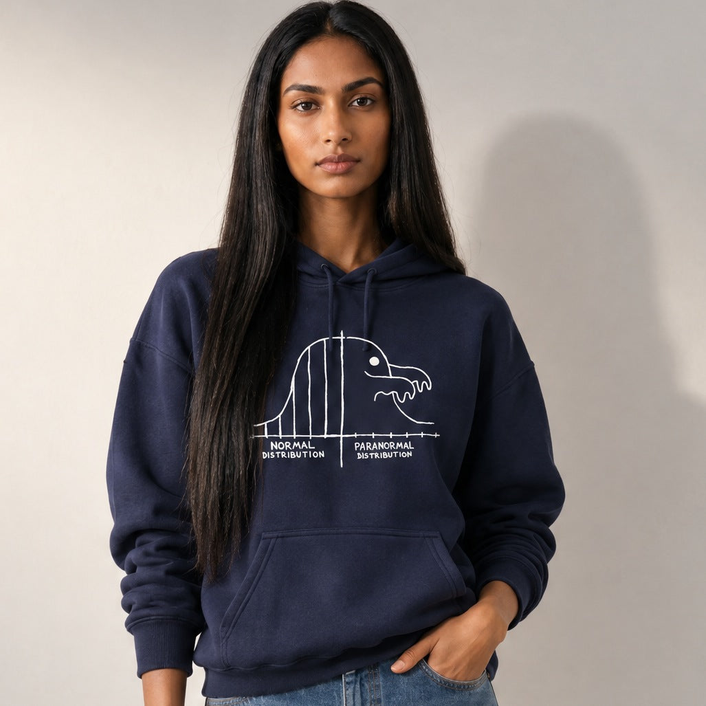 paranormal distribution hoodie model