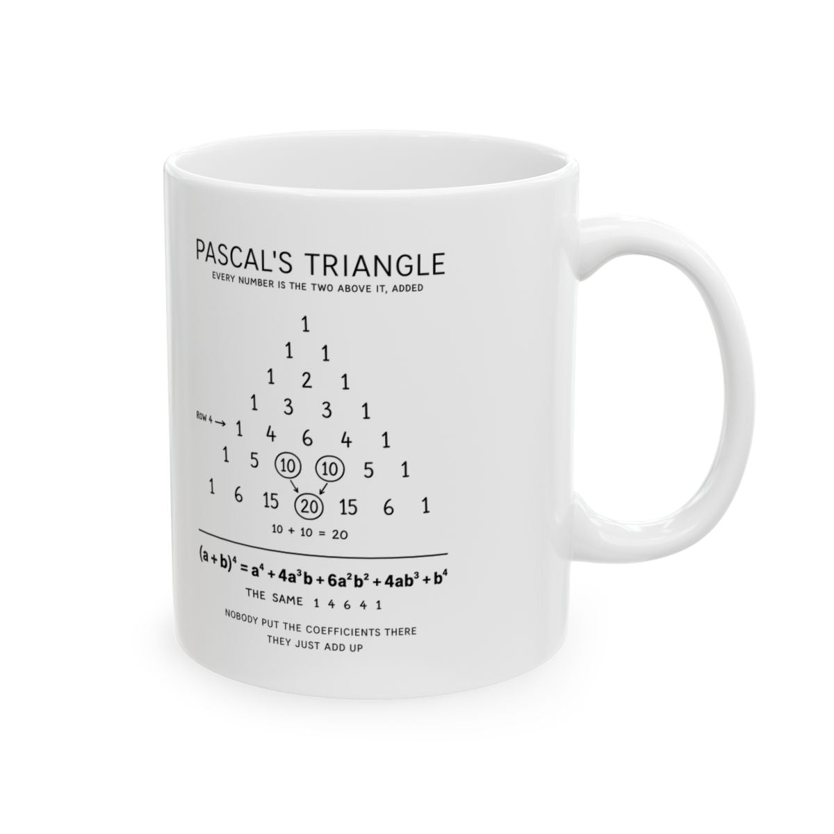 Pascal's Triangle Mug right #Size_11oz