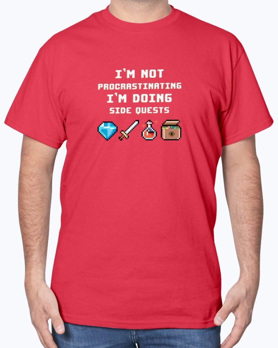 I'm Not Procrastinating I'm Doing Side Quests - Gamer Unisex T-Shirt