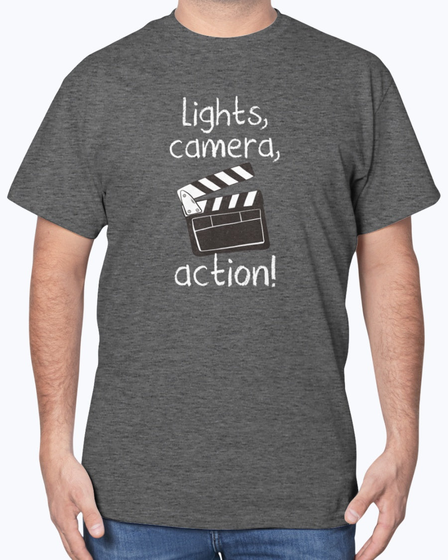 Lights Camera Action - Movie Nerd Unisex T-Shirt