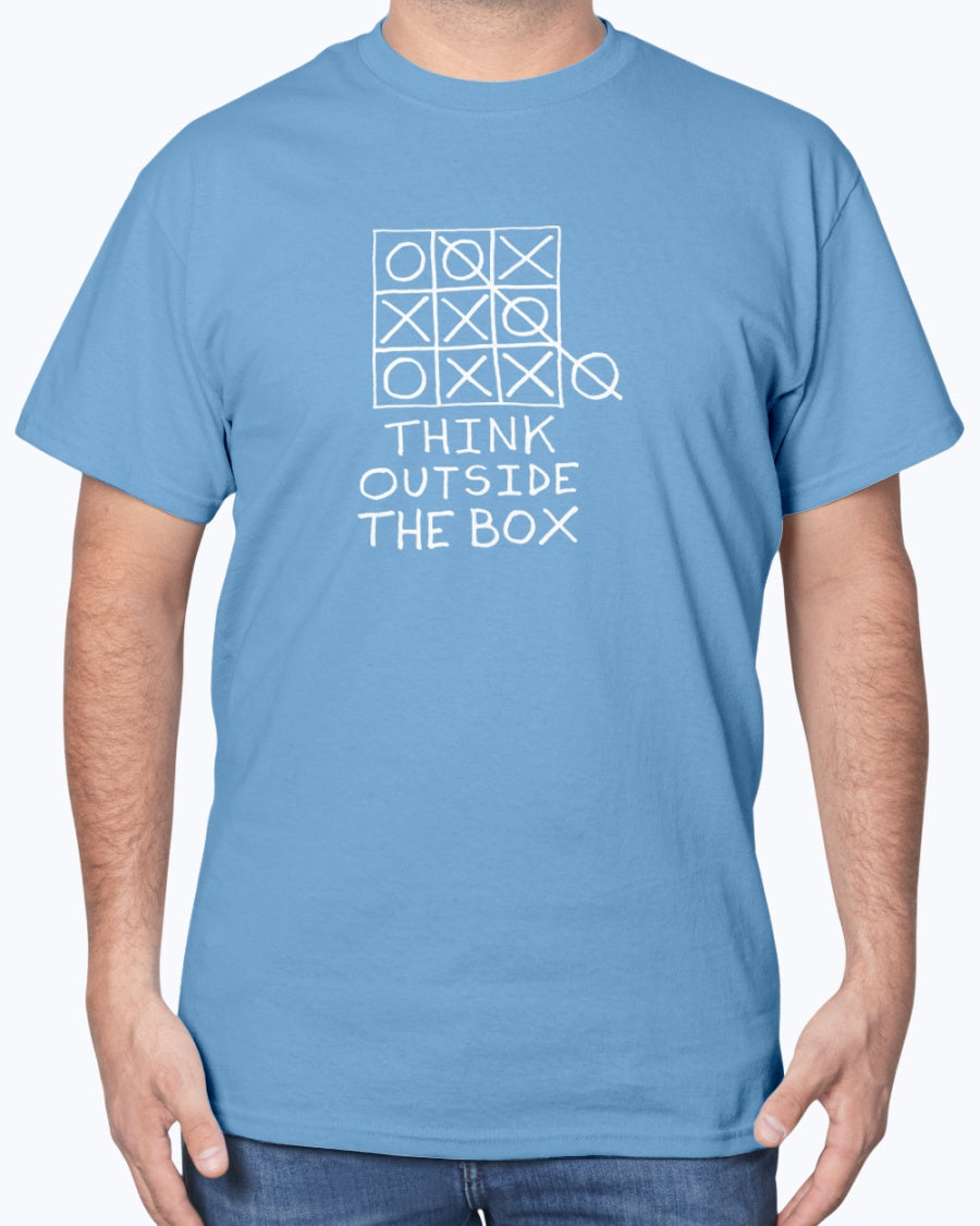 Think Outside the Box - Geek Nerd Unisex T-Shirt