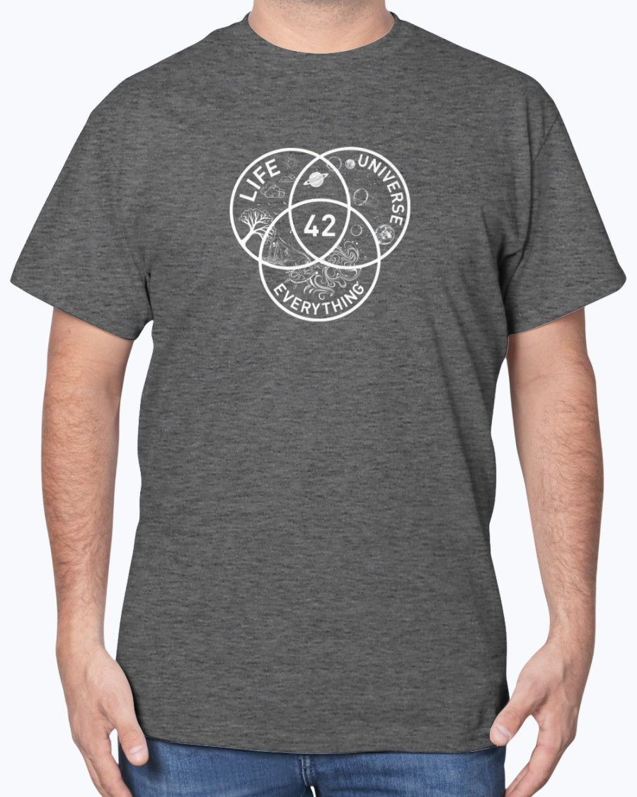 42 Answer to Life the Universe and Everything - Geek Unisex T-Shirt