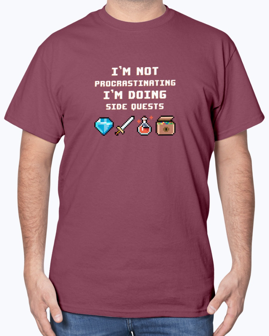 I'm Not Procrastinating I'm Doing Side Quests - Gamer Unisex T-Shirt