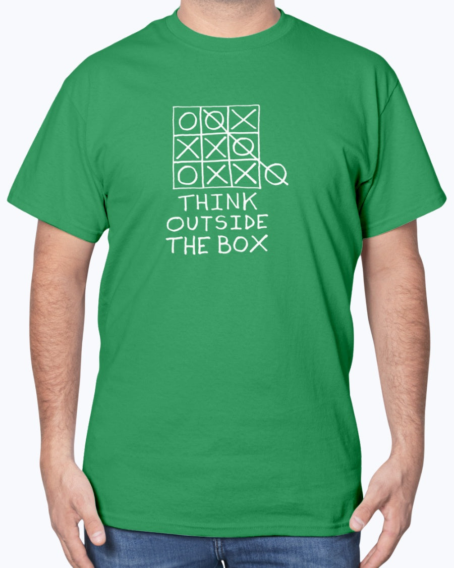 Think Outside the Box - Geek Nerd Unisex T-Shirt