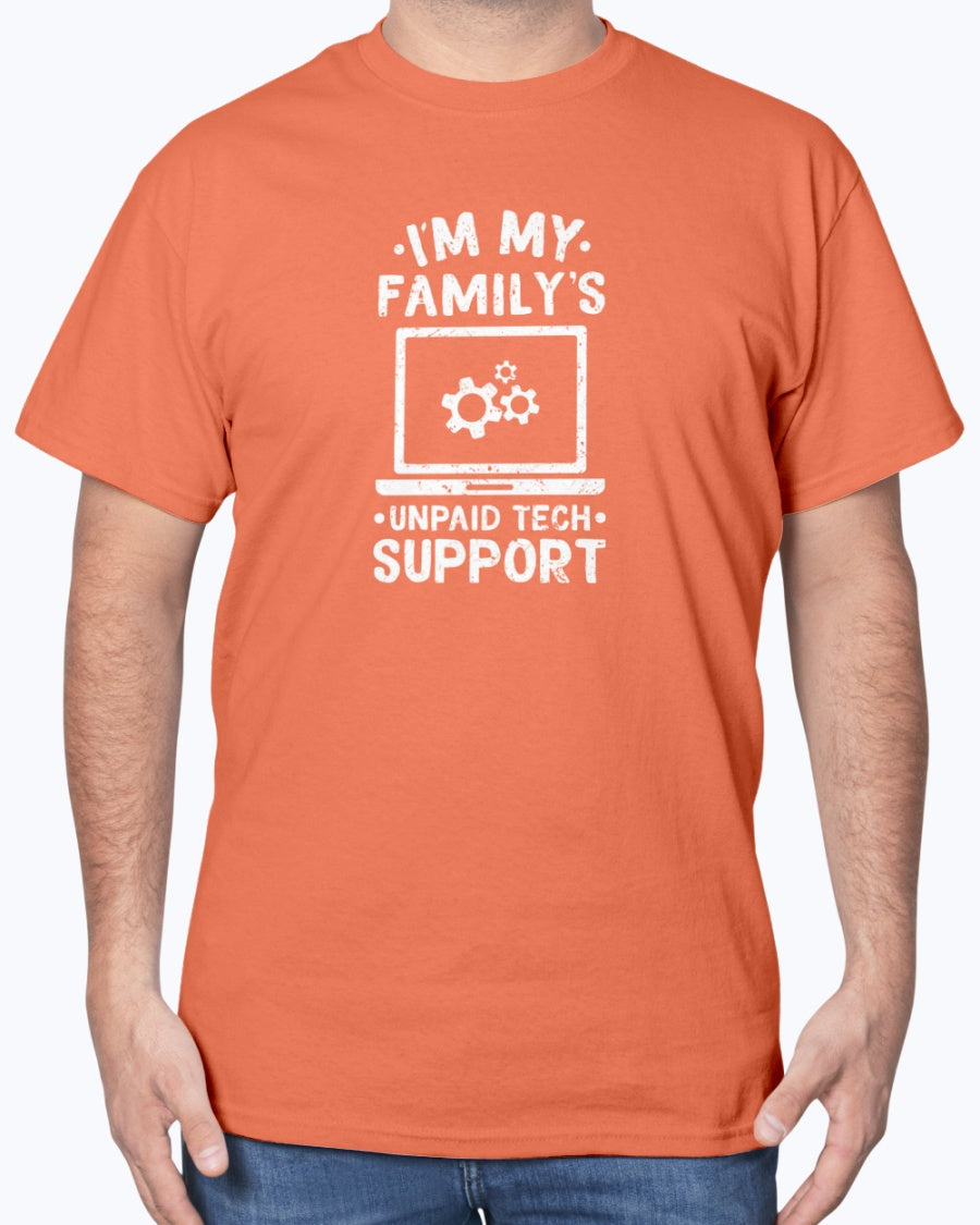 I'm My Family's Unpaid Tech Support - Coding IT Geek Unisex T-Shirt