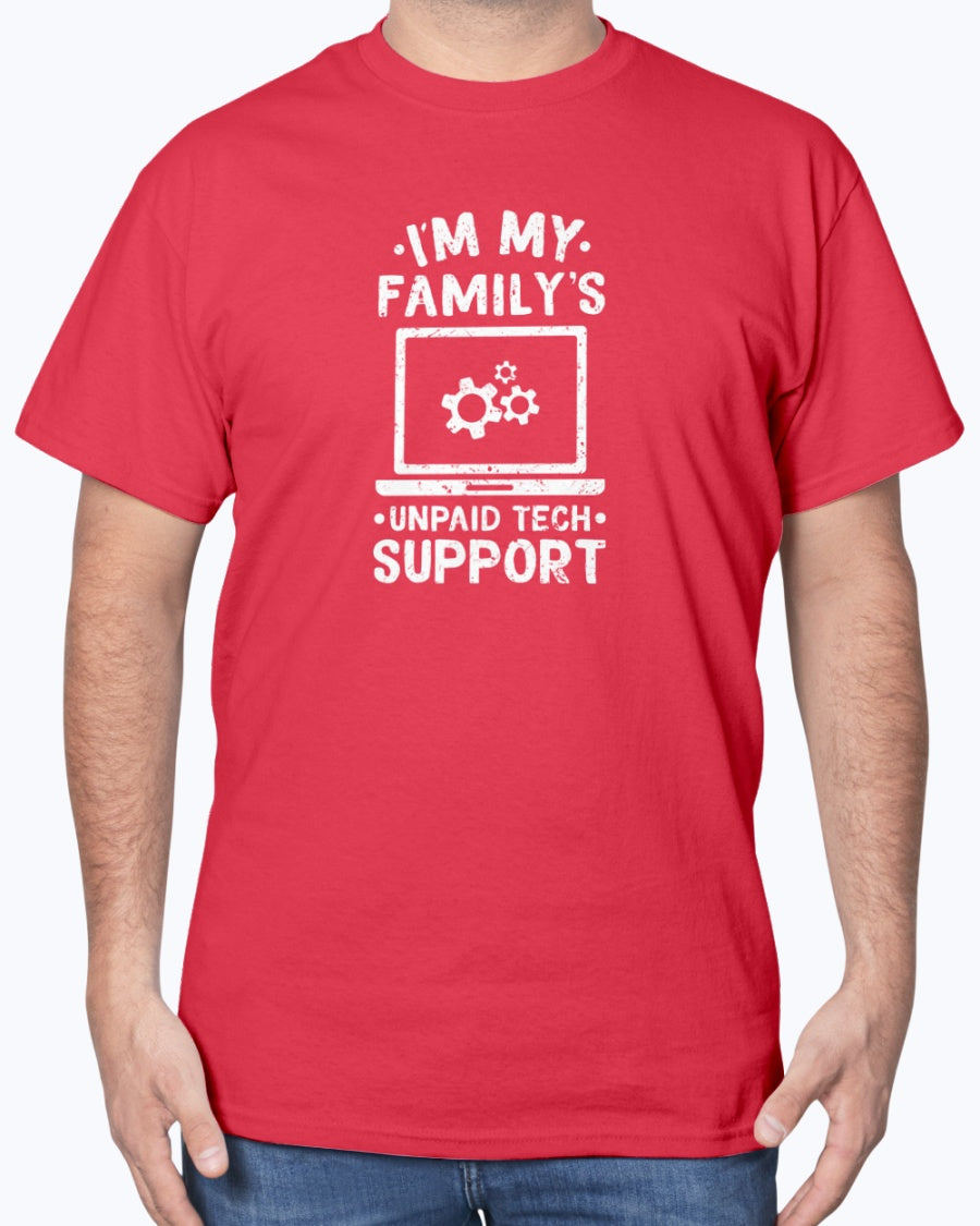 I'm My Family's Unpaid Tech Support - Coding IT Geek Unisex T-Shirt