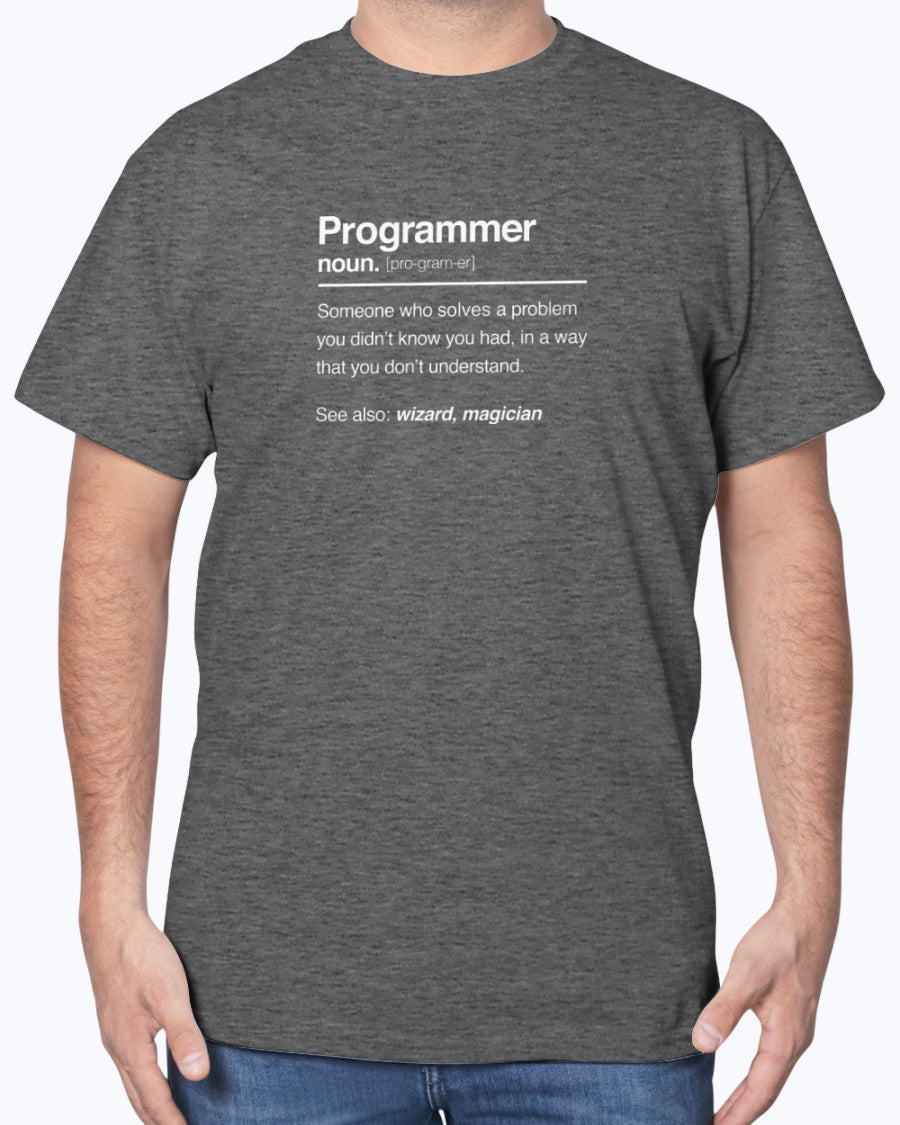Programmer Noun Coding T-shirt - Nerd Shirt - IT Shirt - Developer Unisex T-Shirt