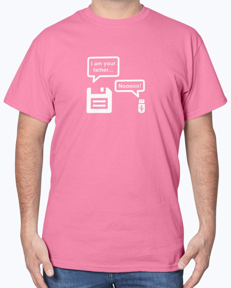 I Am Your Father - IT Shirt - USB Drive Shirt - Retro Disk Unisex T-Shirt