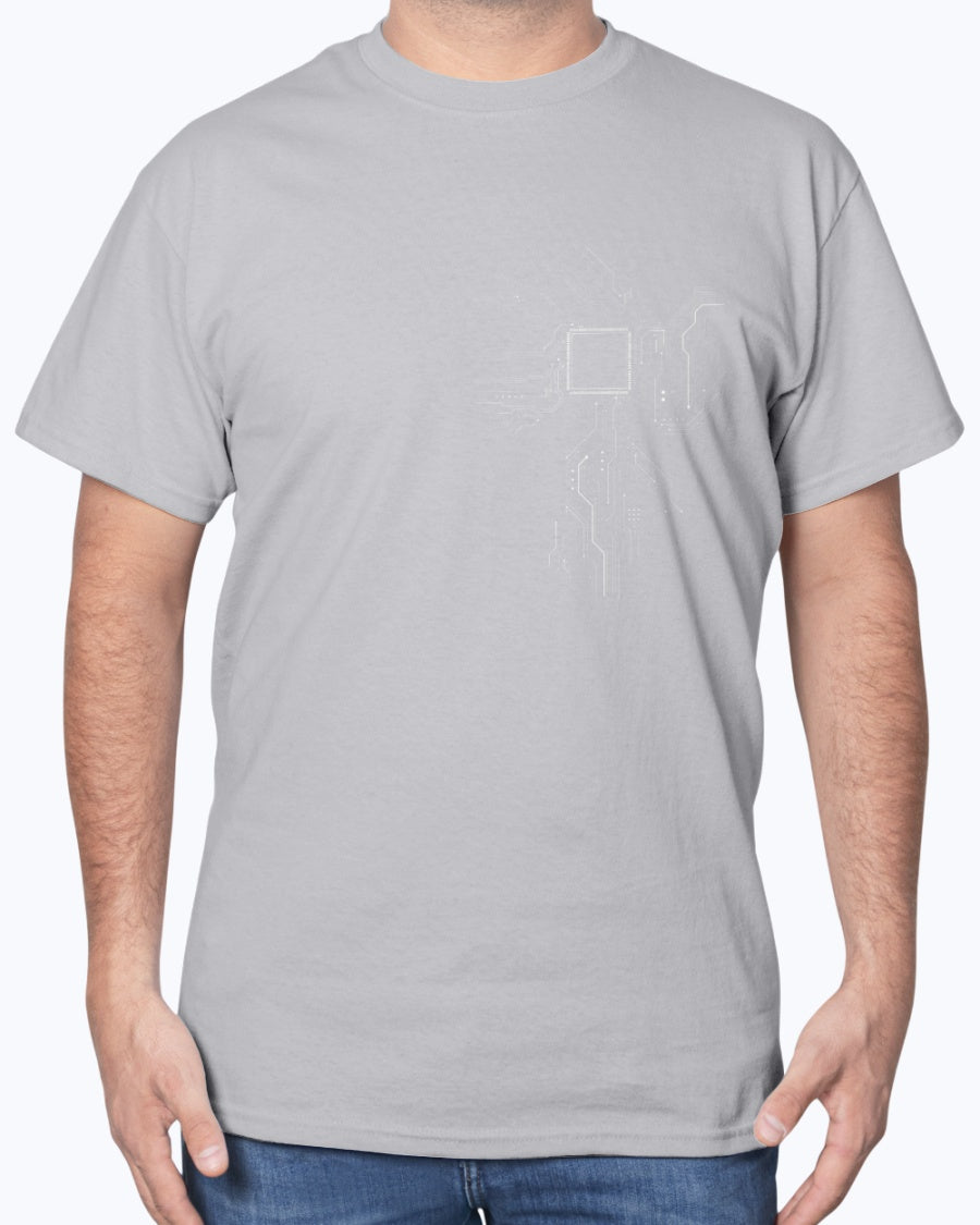CPU Heart Chipset Board - Geek Coding T-shirt - IT Nerd Unisex T-Shirt